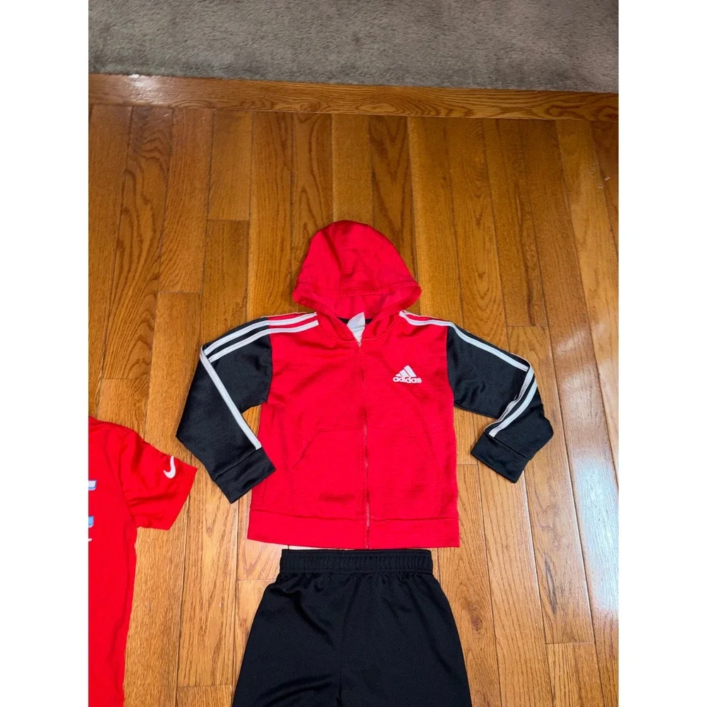 Boys Activewear Lot 6pc Adidas Nike Under Armour Spyder Champion Size Small 5/6